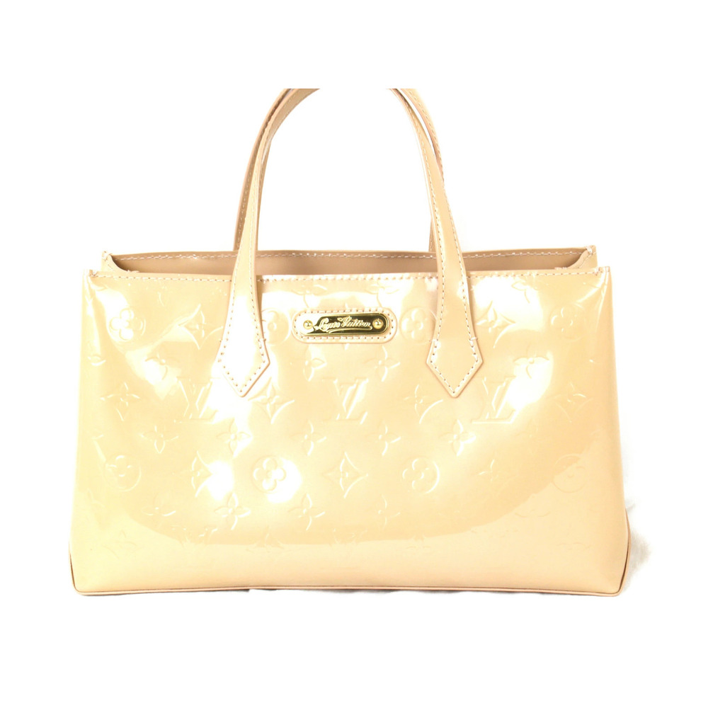 LOUIS VUITTON Wilshire Vernis Rose Pink Front Lantern Patent Vernis Leather
